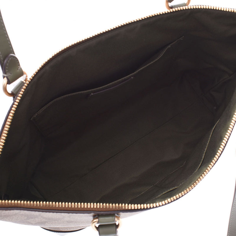 COACH Coach Tote Bag Signature Beige/Khaki F29208 Unisex PVC/Leather Tote Bag Unused Ginzo