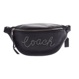 COACH教练身体包堆栈黑色F88875中性卡夫腰包未使用银藏
