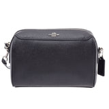 COACH Coach Mini Crossbody Outlet Black Silver Hardware F76629 Ladies PVC Shoulder Bag Unused Ginzo