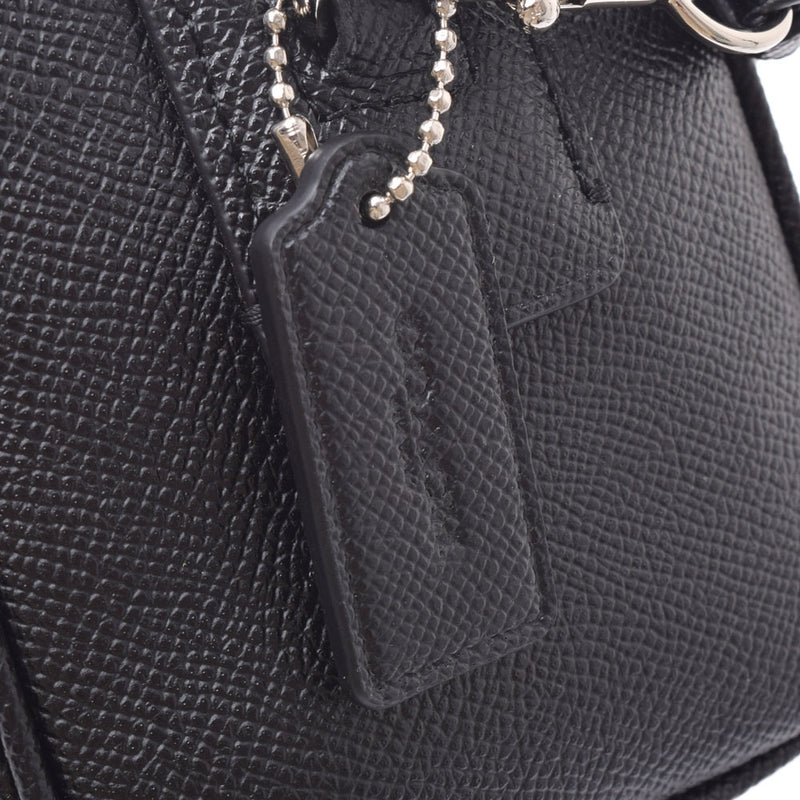 Coach black discount and silver crossbody