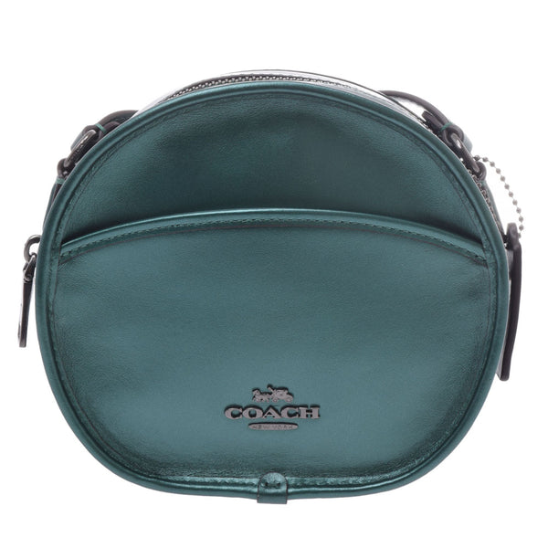 COACH Coaches Roundtype Outlet. Metallic Green Silver Gold F29794 Ladycholder: Unused Ginzo (silver)