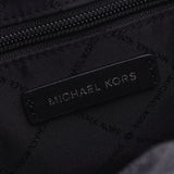 Michael Kors マイケルコース ジェット セット トラベル ラージ 黒 シルバー金具 35F8STVM7B ユニセックス PVC メッセンジャーバッグ 未使用 銀蔵