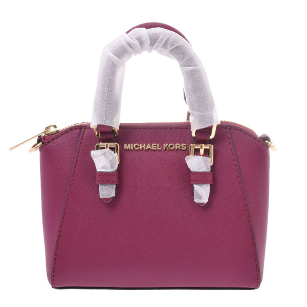 Michael Kors Michael Kors Crossbody Bag Mini Magenta (Purple) Gold Hardware 35H9GGFFC6L Ladies Calf Shoulder Bag Unused Ginzo