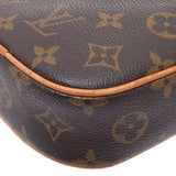 LOUIS VUITTON ルイヴィトンモノグラムポシェットガンジュブラウン M51870 unisex monogram canvas body bag B rank used silver storehouse