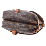 ●「LOUIS VUITTON = Louis Vuitton Monogram Somur 30 Brown M42256 = Unisex Monogram Canvas Shoulder Bag B Rank used silverware