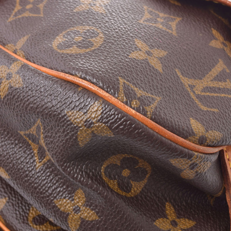 ●「LOUIS VUITTON = Louis Vuitton Monogram Somur 30 Brown M42256 = Unisex Monogram Canvas Shoulder Bag B Rank used silverware