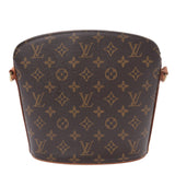 LOUIS VUITTON ルイヴィトン モノグラム ドルーオ ブラウン M51290 ユニセックス モノグラムキャンバス ショルダーバッグ Bランク 中古 銀蔵