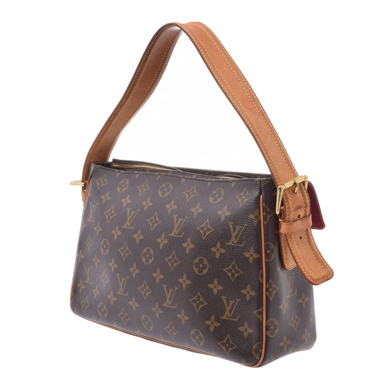 LOUIS VUITTON Louviton, GM Brown M51163, Ladies, Model 2, canvas, handbag, B-rank, used silver storehouse.