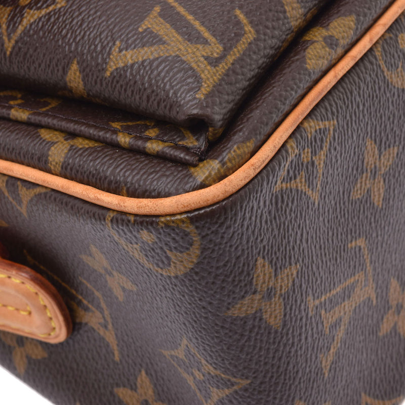 LOUIS VUITTON ルイヴィトン モノグラム ヴィバシテMM ブラウン M51164 レディース モノグラムキャンバス ショルダーバッグ Bランク 中古 銀蔵