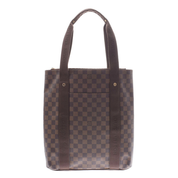 LOUIS VUITTON ルイヴィトン ダミエ カバボブール ブラウン N52006 ユニセックス ダミエキャンバス トートバッグ ABランク 中古 銀蔵