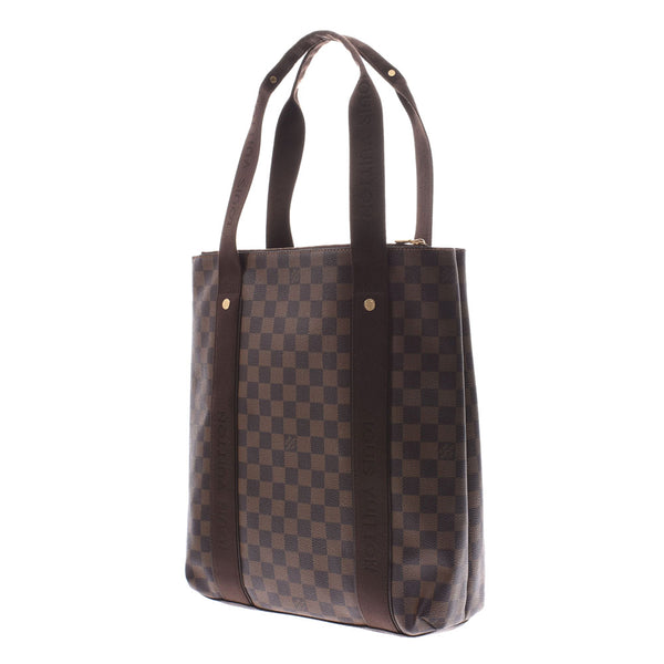 LOUIS VUITTON ルイヴィトン ダミエ カバボブール ブラウン N52006 ユニセックス ダミエキャンバス トートバッグ ABランク 中古 銀蔵