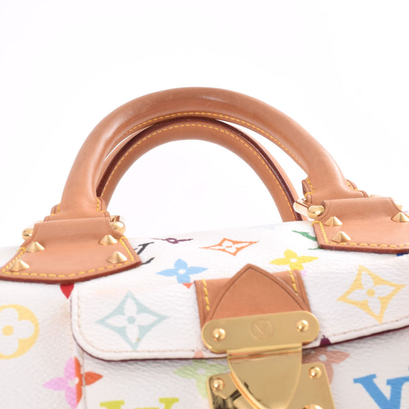 LOUIS VUITTON路易威登Multicolor Speedy 30 Bron（White）M92643女士手提包B等级二手Ginzo