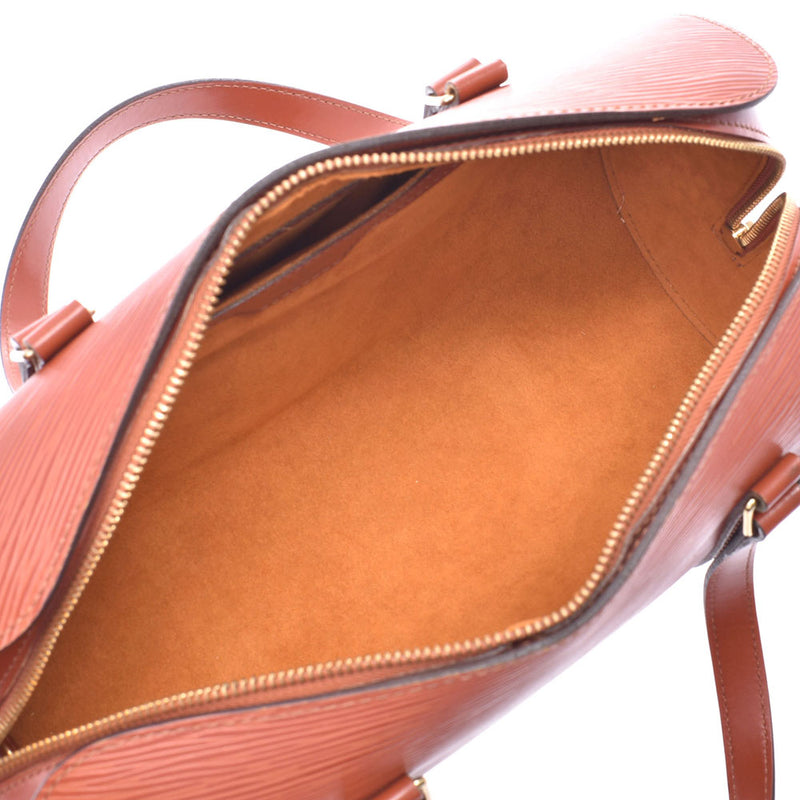 LOUIS VUITTON Louis Vuitton Episfuro Kenya Brown M52223 Ladies Epi Leather Handbag AB Rank Used Ginzo