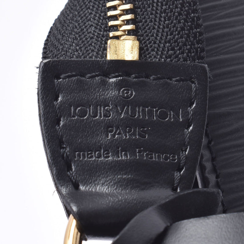 LOUIS VUITTON Louis Vuitton Epi Noir (Black) M52942 Ladies Epi Leather Accessory Pouch AB Rank Used Ginzo