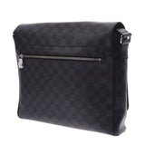 LOUIS VUITTON ルイヴィトンダミエグラフィットディストリク MM NM black / gray system N41029 メンズダミエグラフィットキャンバスショルダーバッグ A rank used silver storehouse