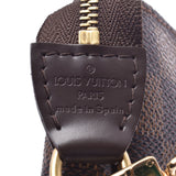 LOUIS VUITTON Louis Vuitton Damier Brown N51985 Ladies Damier Canvas Accessory Pouch A Rank Used Ginzo