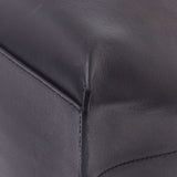 SAINT LAURENT Sun Laurent Punching Design Black Unisex Leather Tote Bag AB Rank Used Ginzo