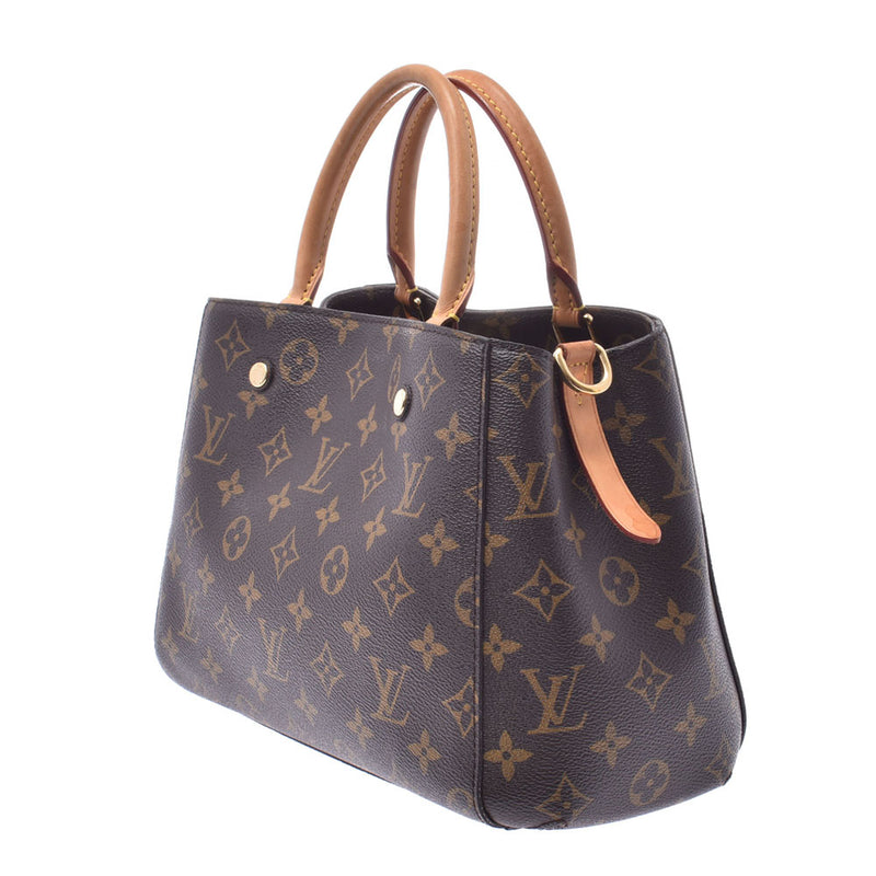 Louis Vuitton Monogram Montagne bb2way Bag Brown m41055 Womens Monogram canvas handbag B