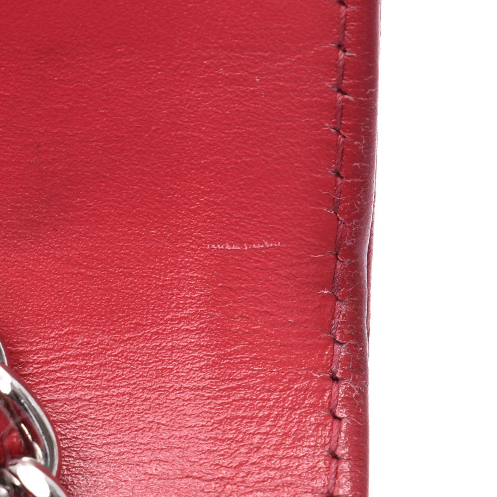 シャネル財布 赤 レディース チェーンウォレット CHANEL 中古 – 銀蔵