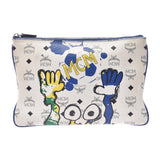 MCM Em: The Cyte Monsters World Cup limited, white/blue cratch bag B-rank used silver storey