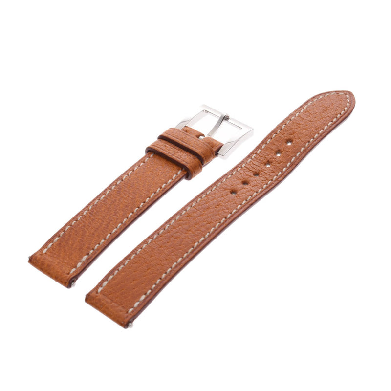 HERMES belt watch BE1.110 □E engraved (around 2001) Ladies SS / leather watch quartz white dial A rank used Ginzo