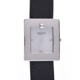 HERMES belt watch BE1.110 □E engraved (around 2001) Ladies SS / leather watch quartz white dial A rank used Ginzo