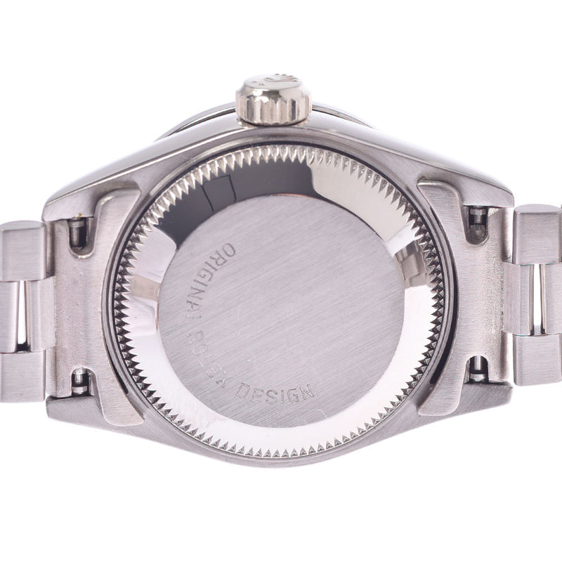 ROLEX Rolex Datejust 10P Diamond Bezel Diamond 69139G Ladies K18WG Automatic Watch Black Dial A Rank Used Ginzo