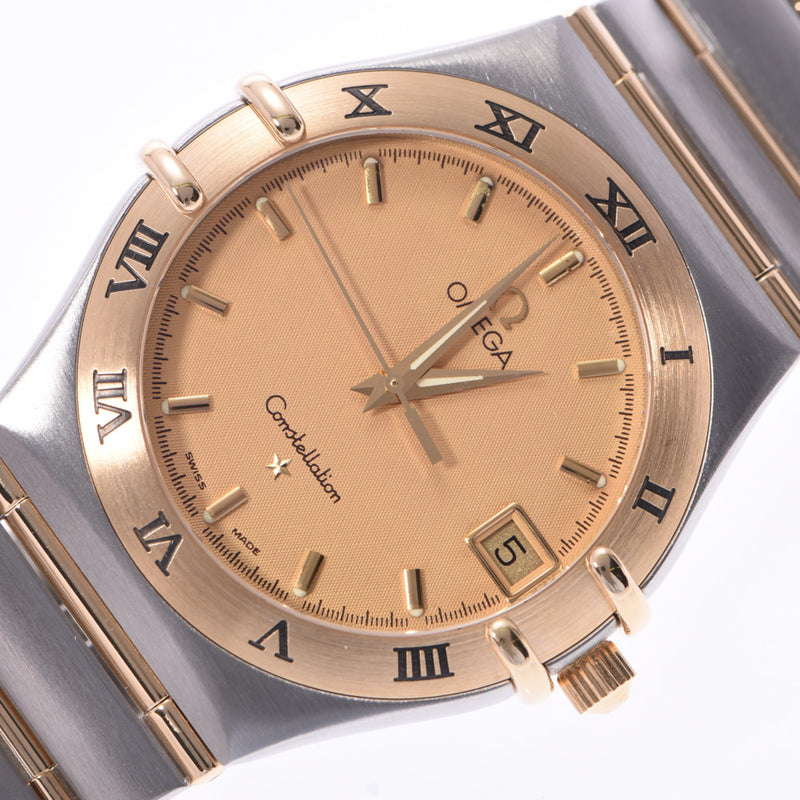 OMEGA オメガコンステレーション 1372.10baud is YG/SS watch quartz gold clockface A rank used silver storehouse