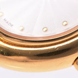 FENDI Fendi Change Belt 604L Ladies GP/Leather Watch Quartz Silver Dial AB Rank Used Ginzo