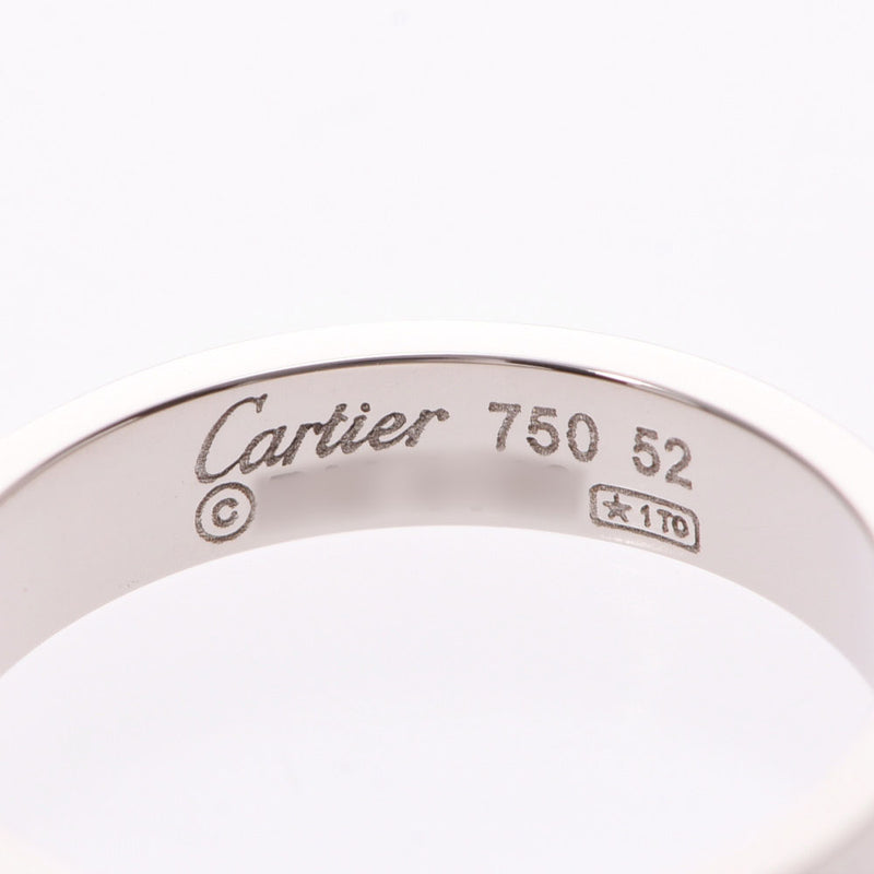 CARTIER Mini Love Ring #52 11.5 No. Ladies K18WG Ring/Ring A Rank Used Ginzo
