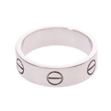 CARTIER love ring #55 No. 14 unisex K18WG ring/ring A rank used Ginzo