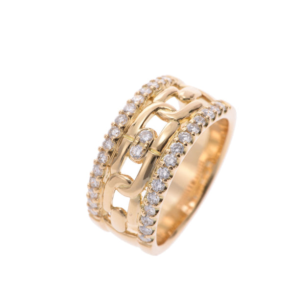CELINE Celine Diamond 0.67ct No. 16 Ladies K18YG Ring/Ring A Rank Used Ginzo