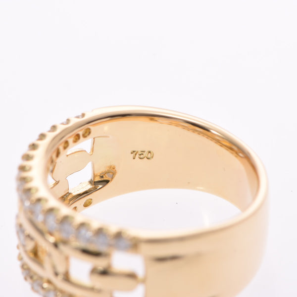 CELINE Celine Diamond 0.67ct No. 16 Ladies K18YG Ring/Ring A Rank Used Ginzo
