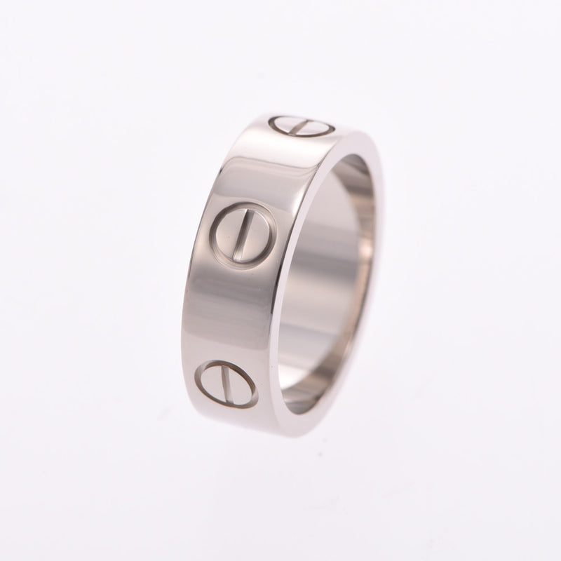 CARTIER Love Ring #48 No. 8 Ladies K18WG Ring/Ring A Rank Used Ginzo