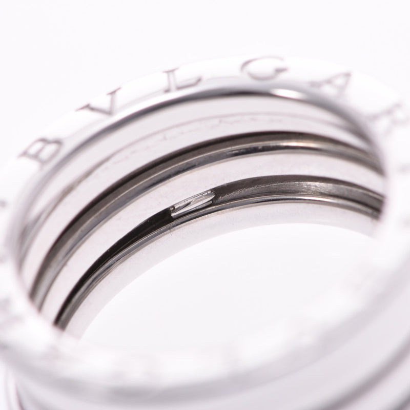 BVLGARI Bulgari B-ZERO ring #50 size S 9 Lady's K18WG ring, ring A rank used silver storehouse