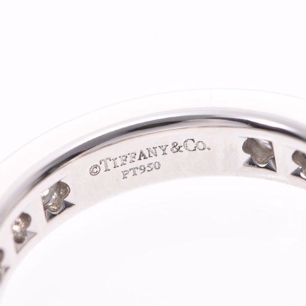 TIFFANY＆Co。蒂芙尼（Tiffany）传统钻石完整永恒戒指6.5号女士Pt950铂金戒指/戒指A级二手Ginzo