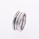 BVLGARI Burghali B-ZERO Ring #53 Size S 12, Unsex K18WG Ring, Rankin, Class A Class A Rank