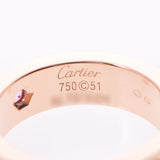 CARTIER Cartier love ring #51 11 Lady's PG/1P sapphire ring, ring A rank used silver storehouse