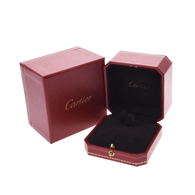 CARTIER Cartier love ring #51 11 Lady's PG/1P sapphire ring, ring A rank used silver storehouse