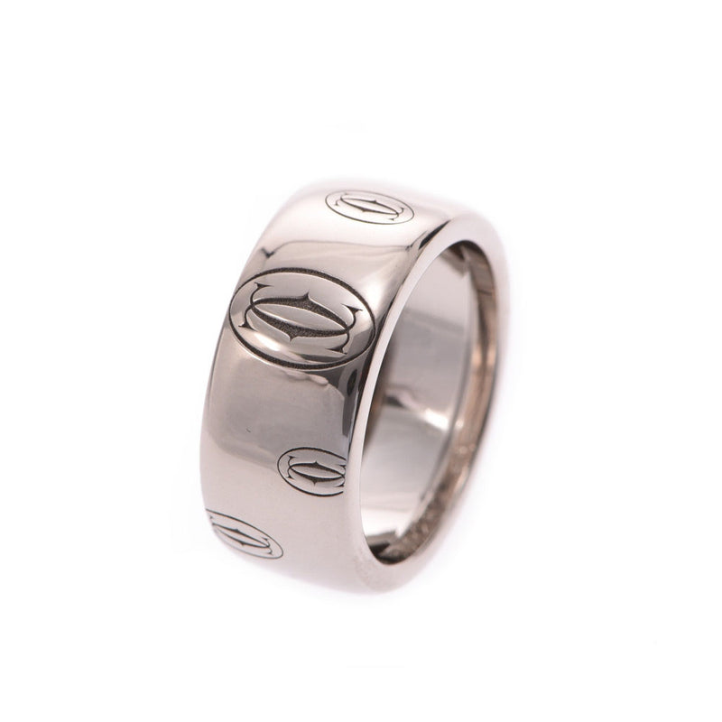 CARTIER Happy Birthday Ring LM #49 9 Women's K18WG Ring Ring A Rank Used Ginzo
