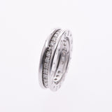 BVLGARI Burghali B-ZERO ring full diamond #49 Size XS 8 Ladies K18WG/Diamond Ring A-Class A-Rank used silver storehouse