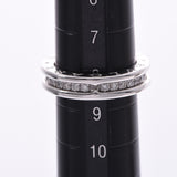 宝格丽宝格丽宝格丽B-零戒指全钻石#49大小XS8妇女K18WG/钻石戒指等级使用银
