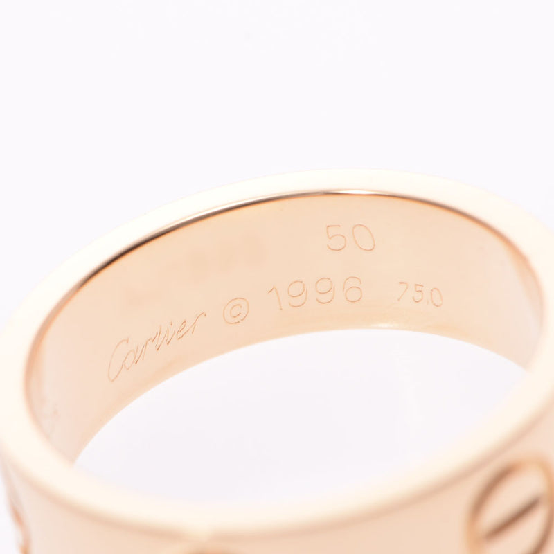 CARTIER CARTIER LOVE RING #50 9.5 Women's K18YG Ring Ring A Rank Used Ginzo