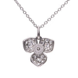 TIFFANY&Co. Tiffany, Petarnecklace, diamonds, diamonds, PT950, necklace, A rank, used silver storehouse.