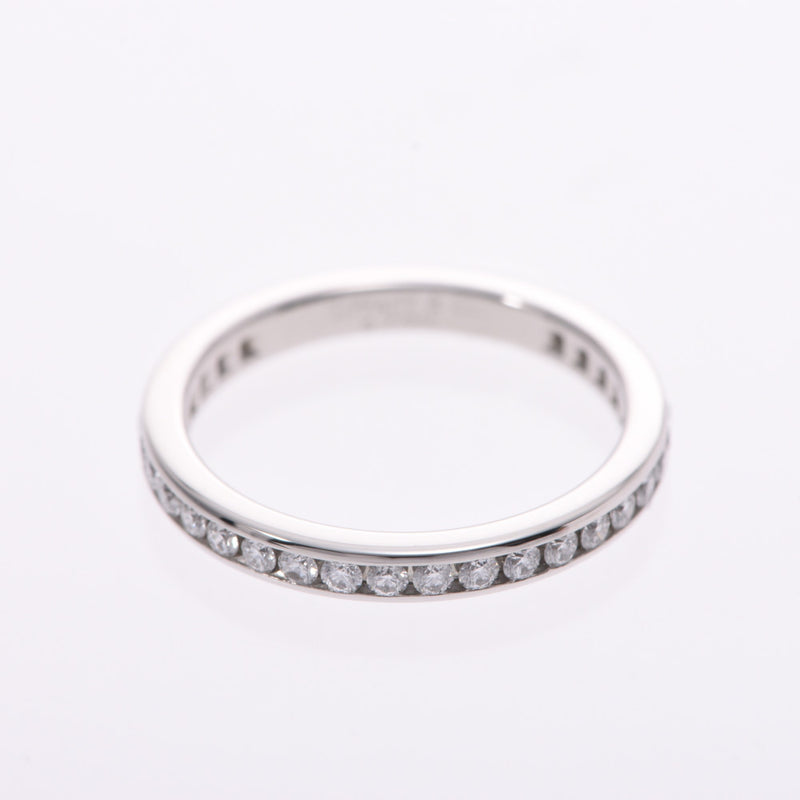 Tiffany eternity ring all diamonds No.7 ladies pt950 / diamond ring ring