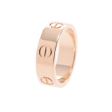 卡地亚的卡地亚的爱的戒指#49 8.5男女K18YG的环秩用银