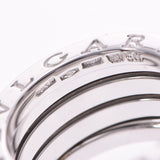 BVLGARI B-ZERO 戒指 #50 尺寸 M 9 女士 K18WG 戒指 A 级二手银藏