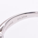 TIFFANY＆Co.Tiffany Harmony戒指钻石0.20ct G-VVS2-3EX 7.5号女士PT950戒指/戒指A级二手Ginzo