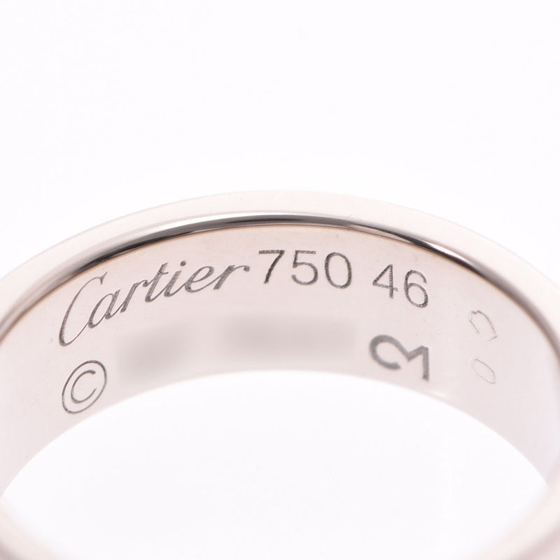 CARTIER Love ring #46 No. 6 Ladies K18WG Ring/Ring A Rank Used Ginzo