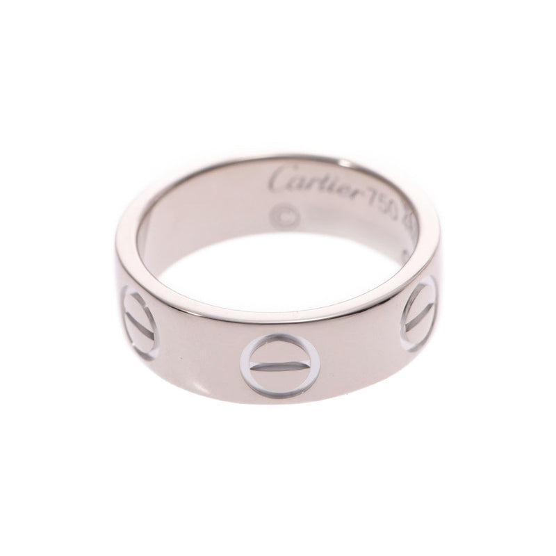 CARTIER Love ring #46 No. 6 Ladies K18WG Ring/Ring A Rank Used Ginzo